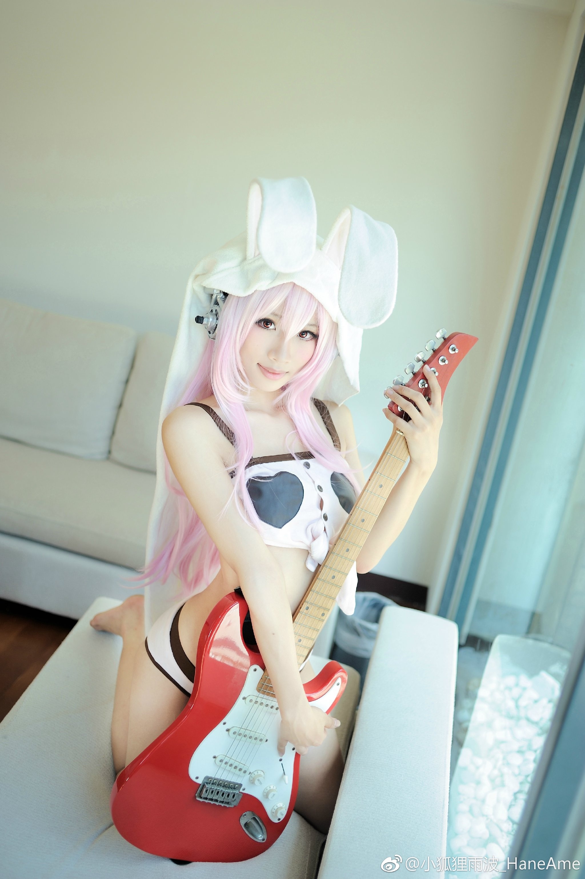 雨波_HaneAme - NO.063 Super Sonico[18P]-XikXak